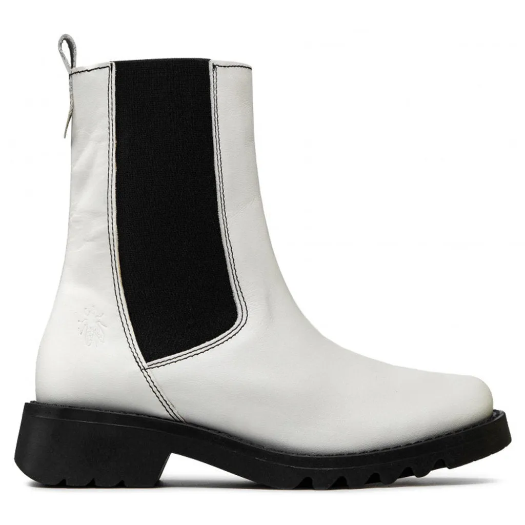 Bottes Chelsea pour Femmes Fly London Rein795Fly en Cuir Rugueux