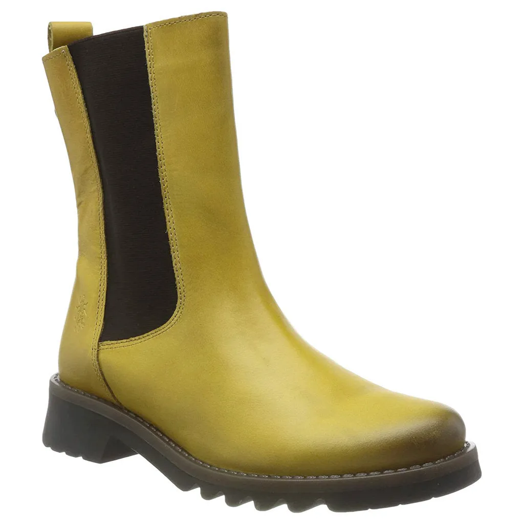 Bottes Chelsea pour Femmes Fly London Rein795Fly en Cuir Rugueux