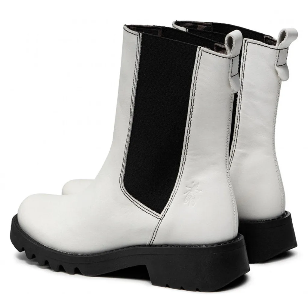 Bottes Chelsea pour Femmes Fly London Rein795Fly en Cuir Rugueux