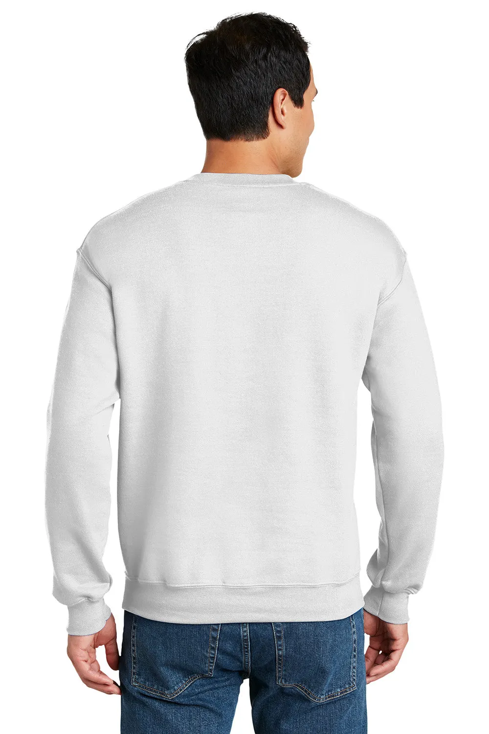 Gildan Sweat à capuche homme en polaire DryBlend absorbant l'humidité - Blanc