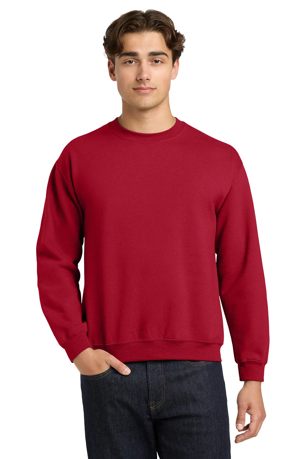 Gildan Sweat à capuche résistant aux pilules pour hommes - Rouge cerise