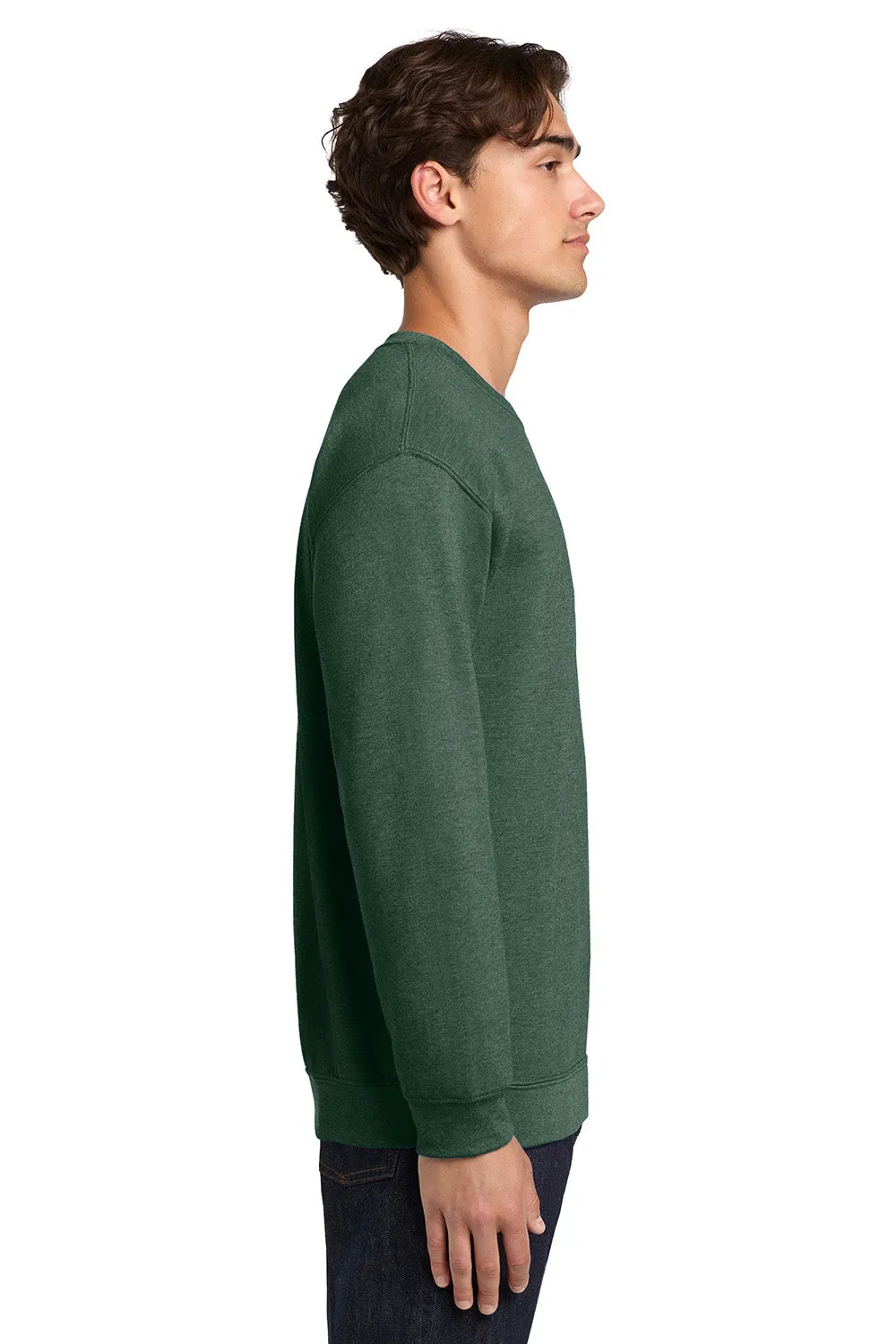 Gildan Sweat à capuche résistant aux pilules pour hommes - Vert foncé chiné