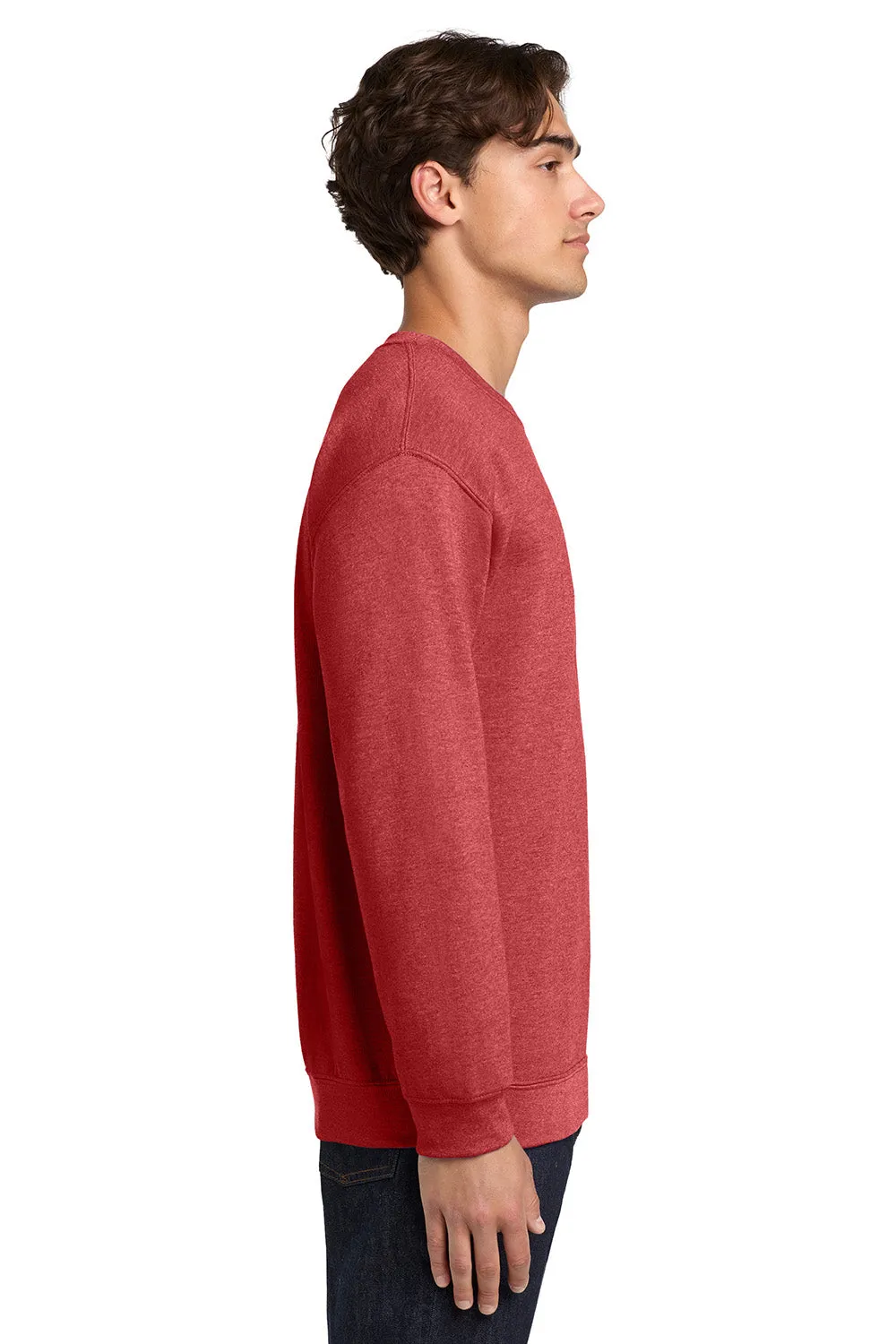 Gildan Sweat à capuche résistant aux pilules pour hommes - Rouge écarlate chiné