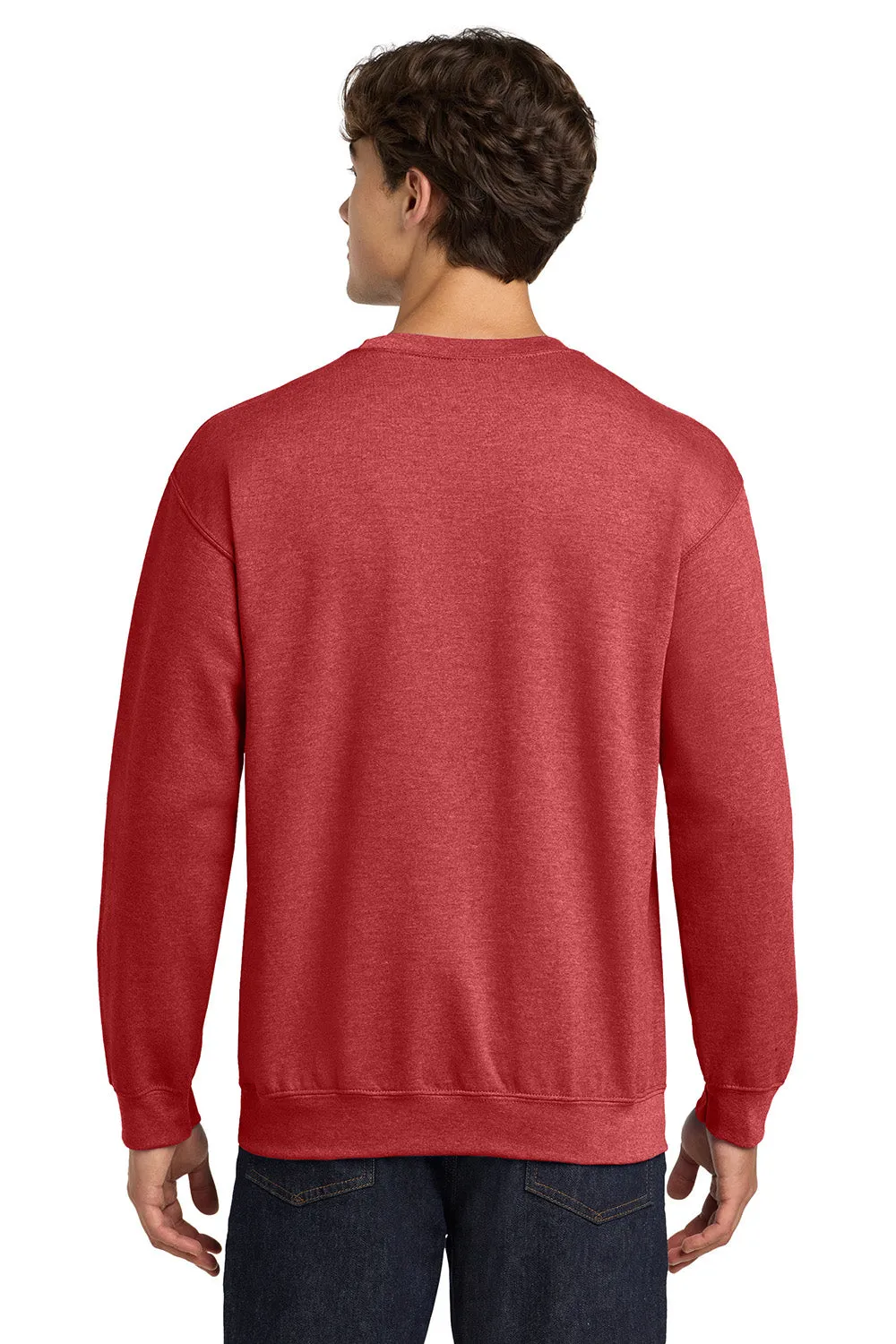 Gildan Sweat à capuche résistant aux pilules pour hommes - Rouge écarlate chiné