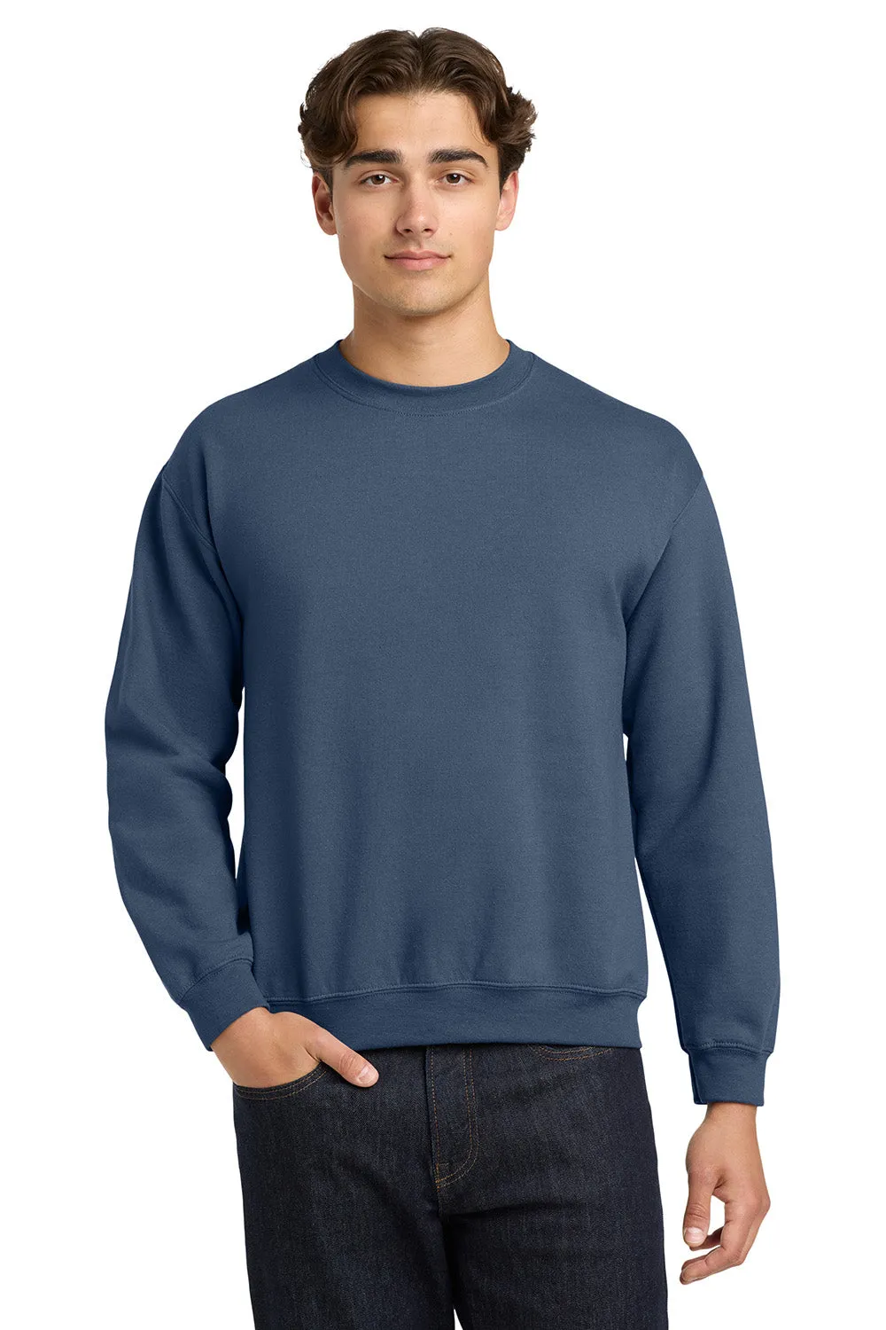 Gildan Sweat à capuche résistant aux pilules pour hommes - Bleu indigo