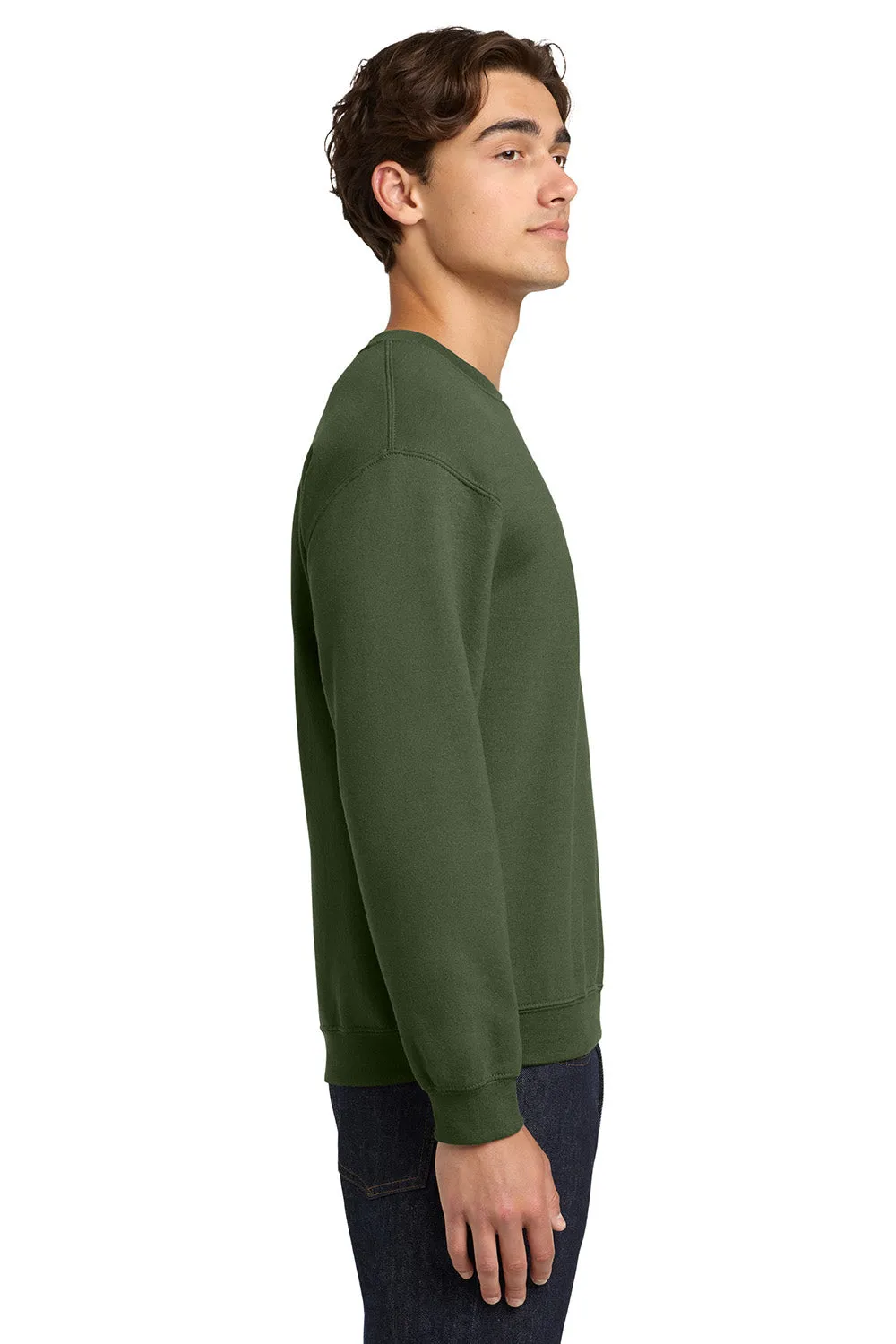 Gildan Sweat à capuche résistant aux boulochages pour homme - Vert militaire