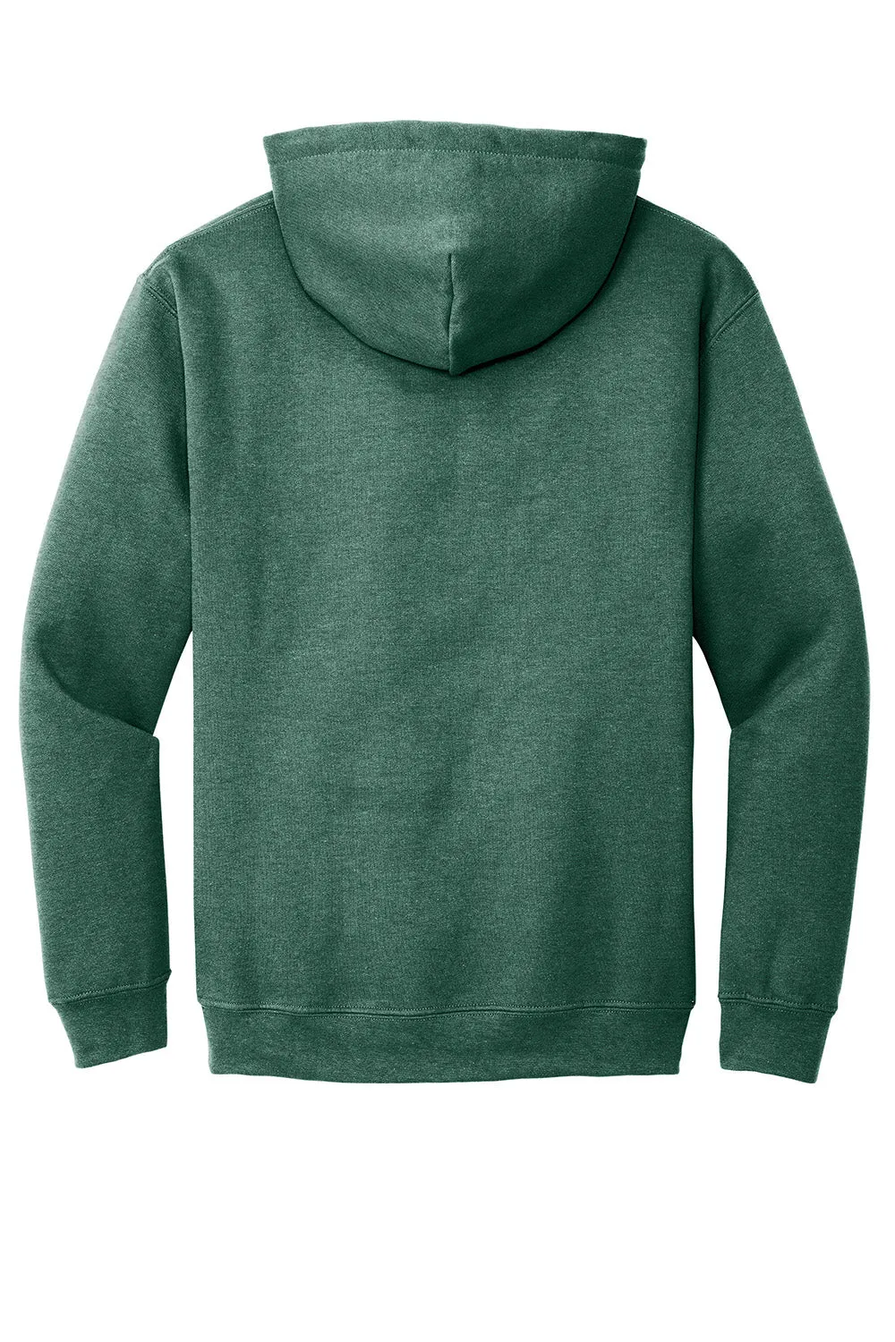 Gildan Sweat à capuche résistant aux pilules pour hommes avec poche kangourou - Vert foncé chiné