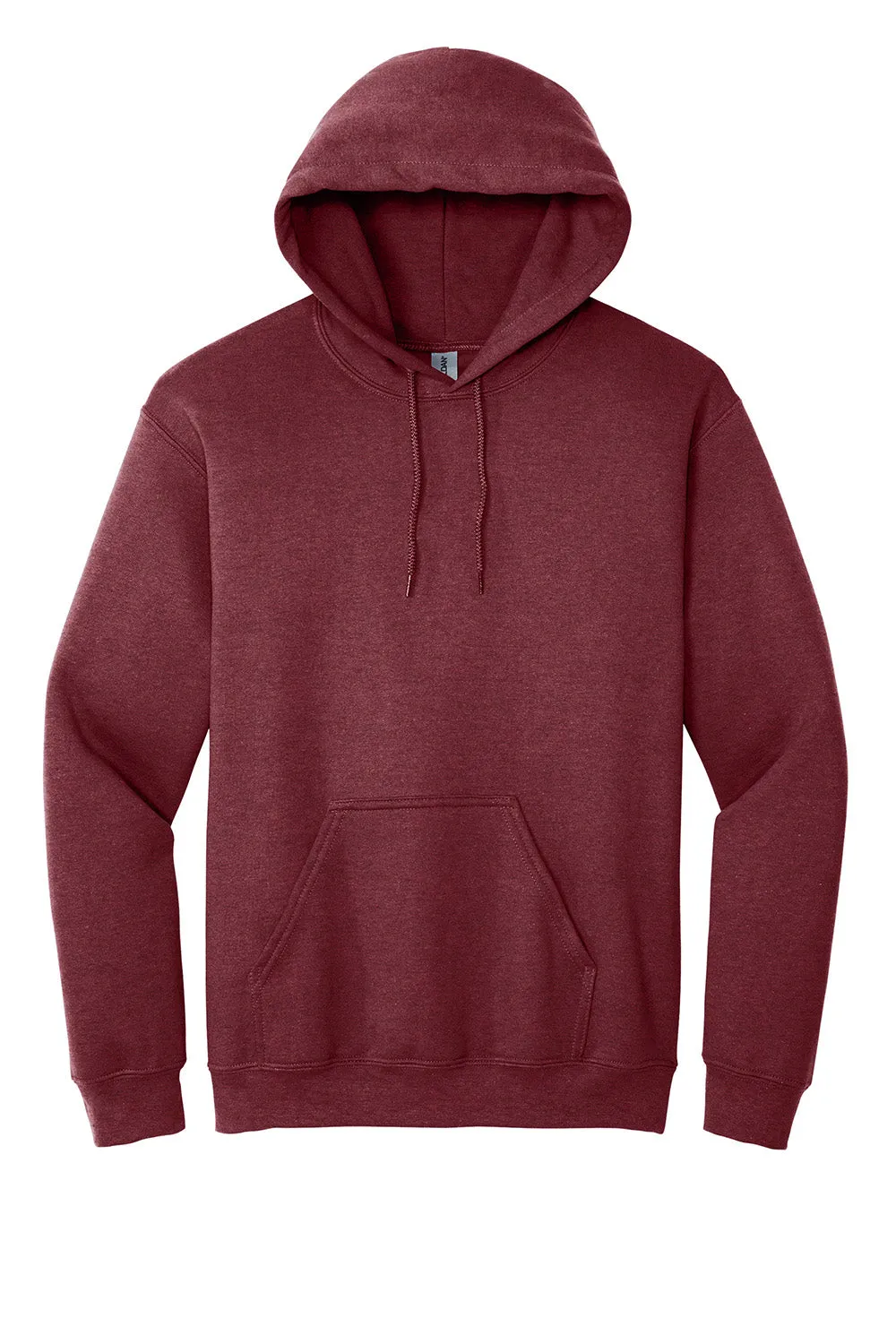Gildan Sweat à capuche résistant aux pilules pour hommes avec poche kangourou - Marron foncé chiné