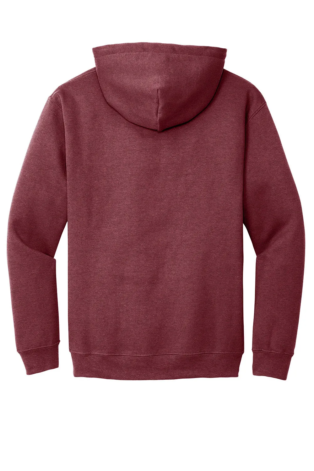 Gildan Sweat à capuche résistant aux pilules pour hommes avec poche kangourou - Marron foncé chiné