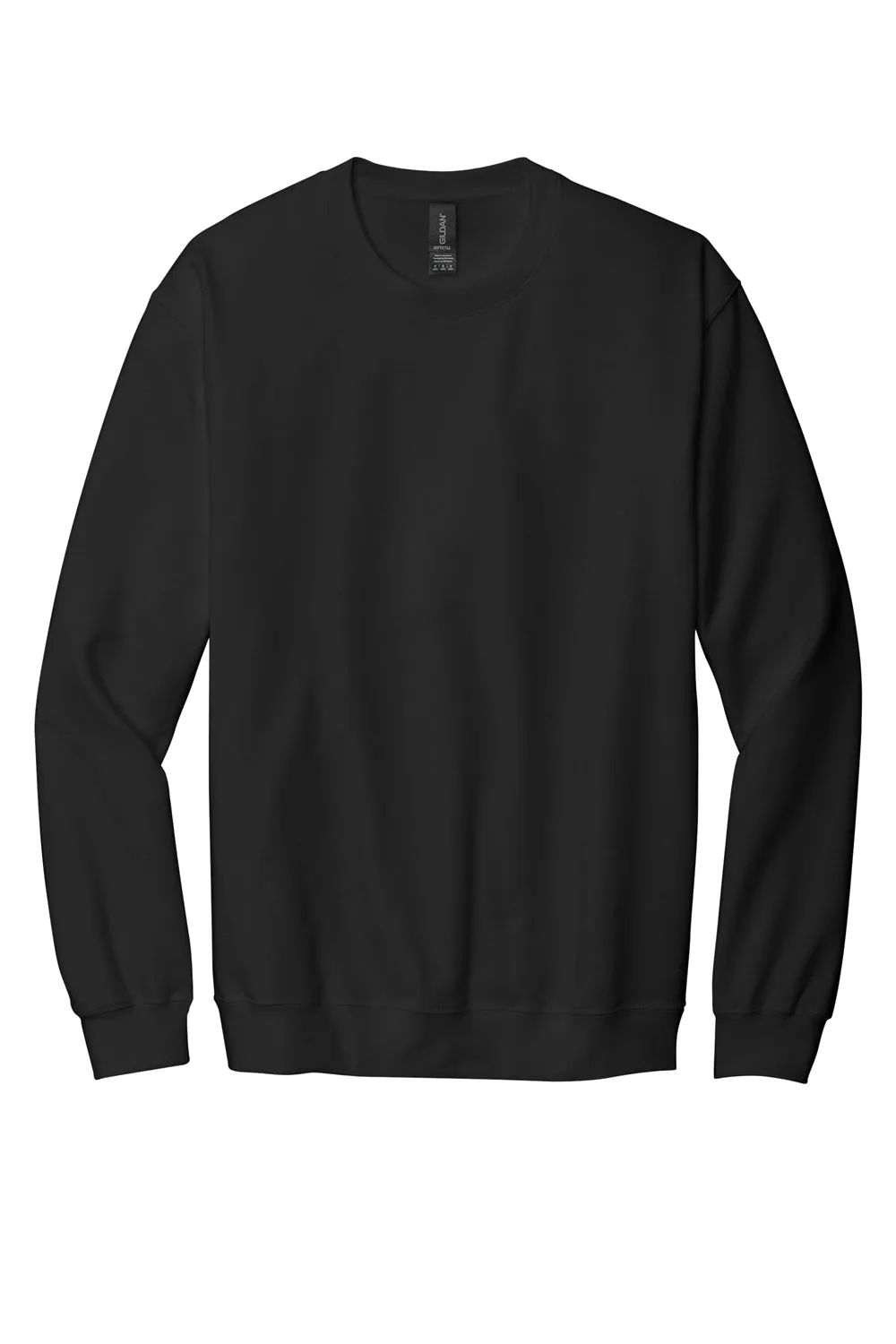 Gildan Sweat-shirt à col rond pour homme - Noir