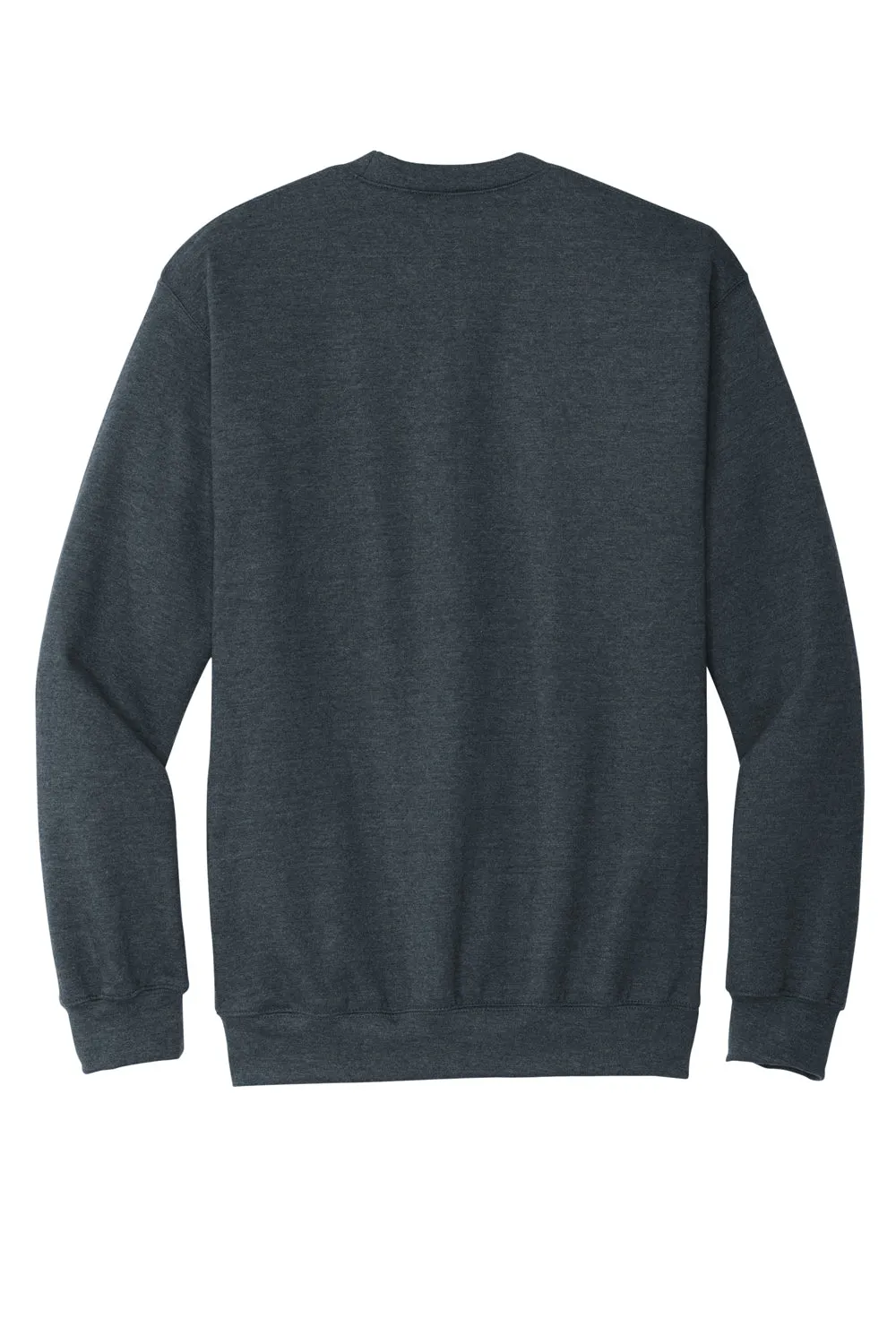 Gildan Sweat-shirt à col rond pour homme - Gris foncé chiné