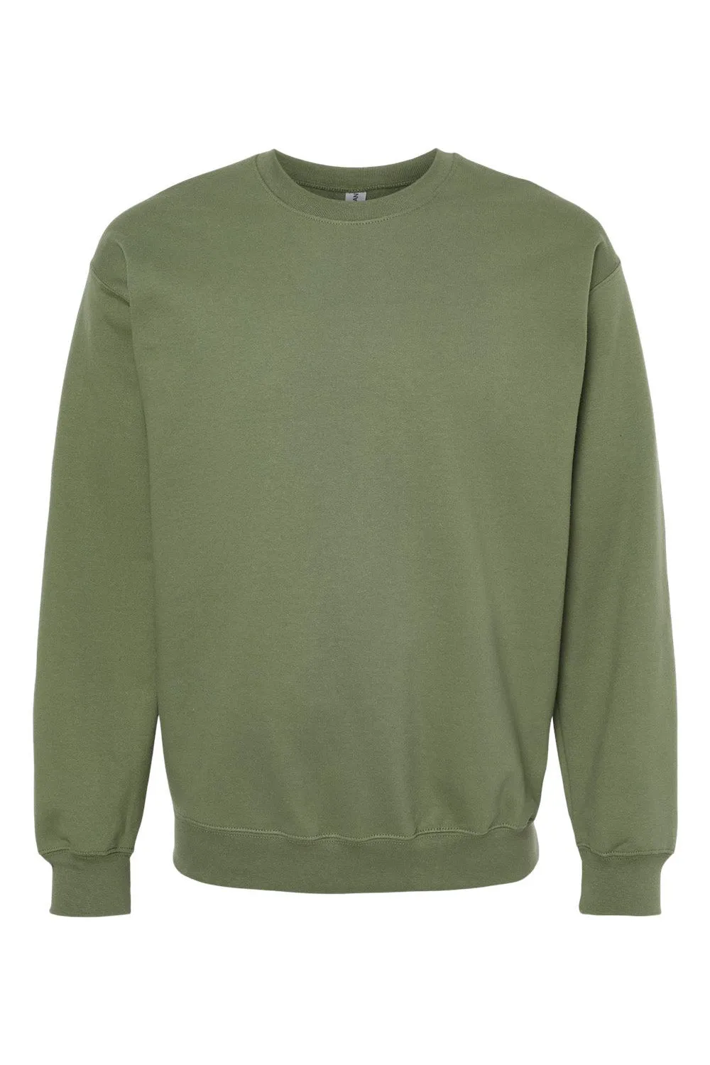 Gildan Sweat-shirt à col rond pour hommes en Softstyle - Vert militaire