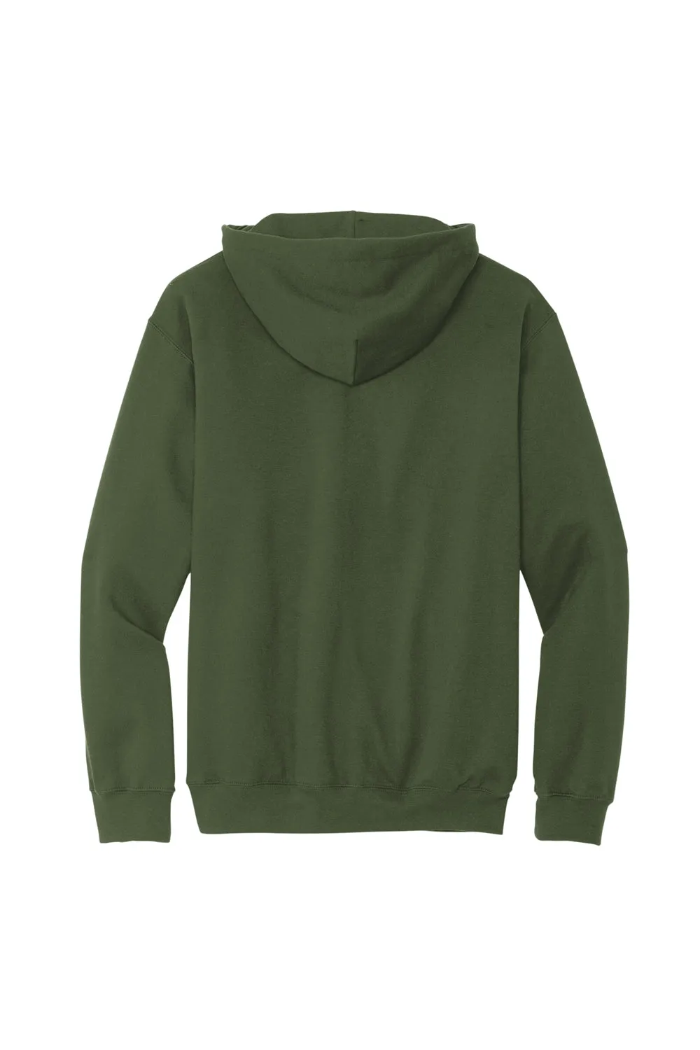 Gildan Sweat à capuche pour hommes avec poche kangourou - Vert militaire