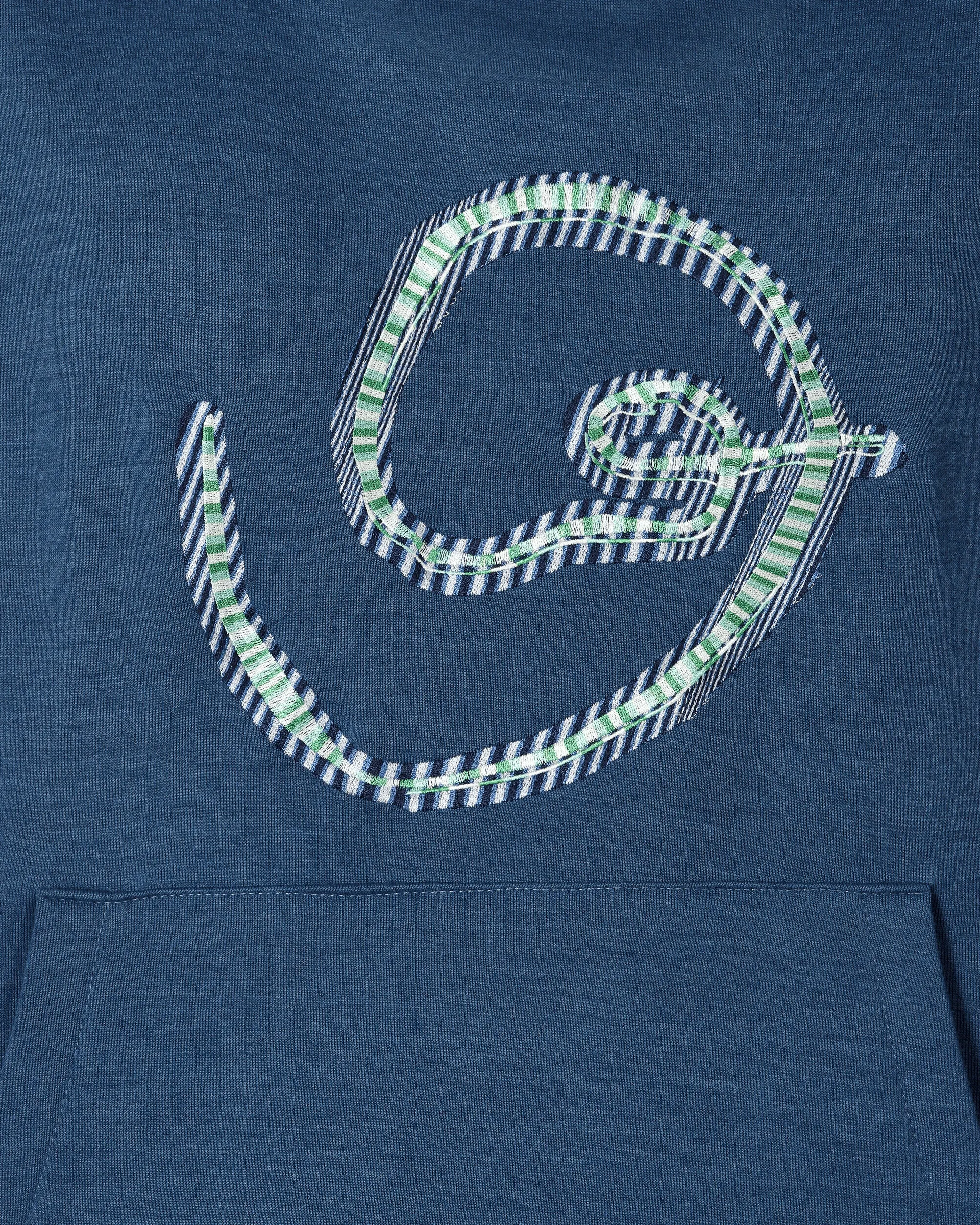 Pull à capuche sans manches Goblin Bleu