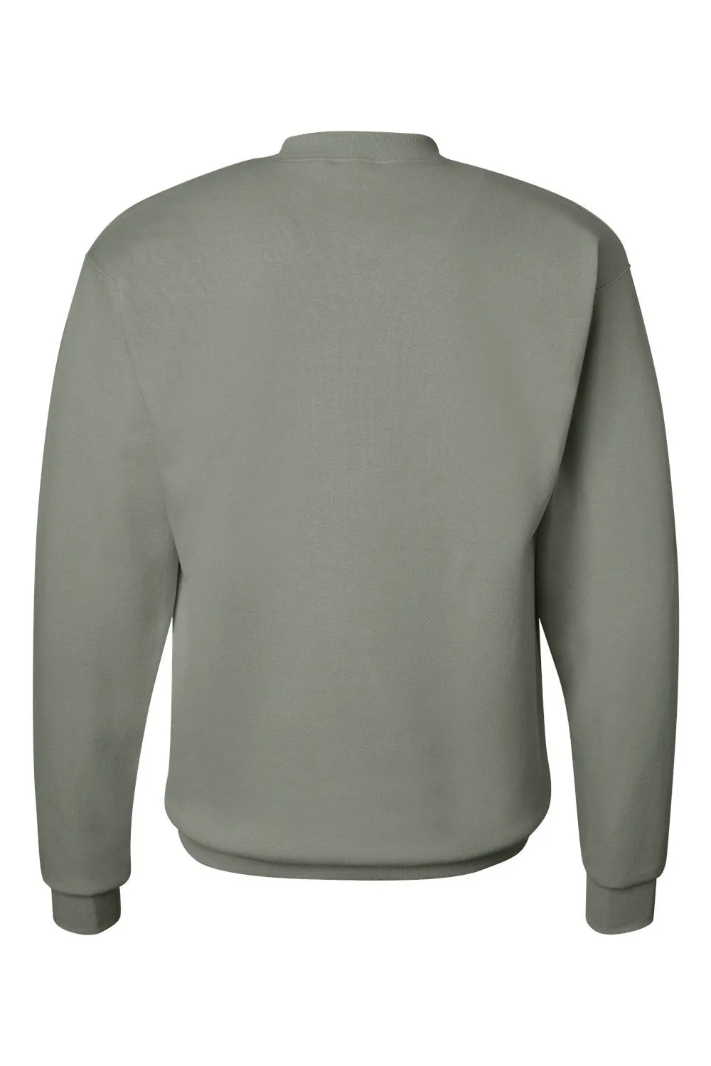 Hanes Sweat-shirt à col rond en polaire résistante aux boulettes Pro XP avec impression éco-responsable pour homme - Vert délavé