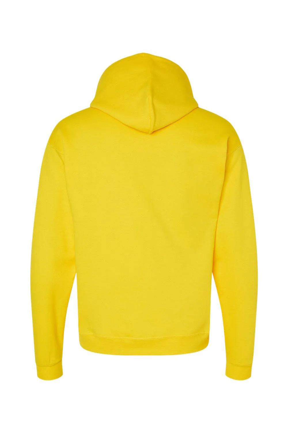 Hanes Sweat à capuche pour hommes EcoSmart Print Pro XP résistant aux boules de peluche avec poche kangourou - Jaune sportif