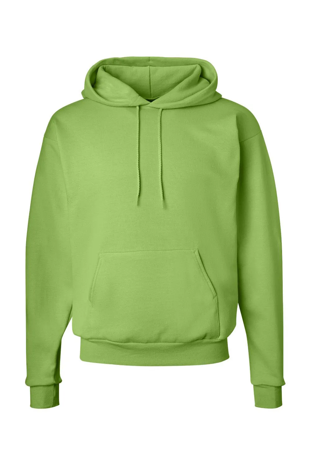 Hanes Sweat à capuche pour hommes EcoSmart Print Pro XP résistant aux boules de peluche avec poche kangourou - Vert lime