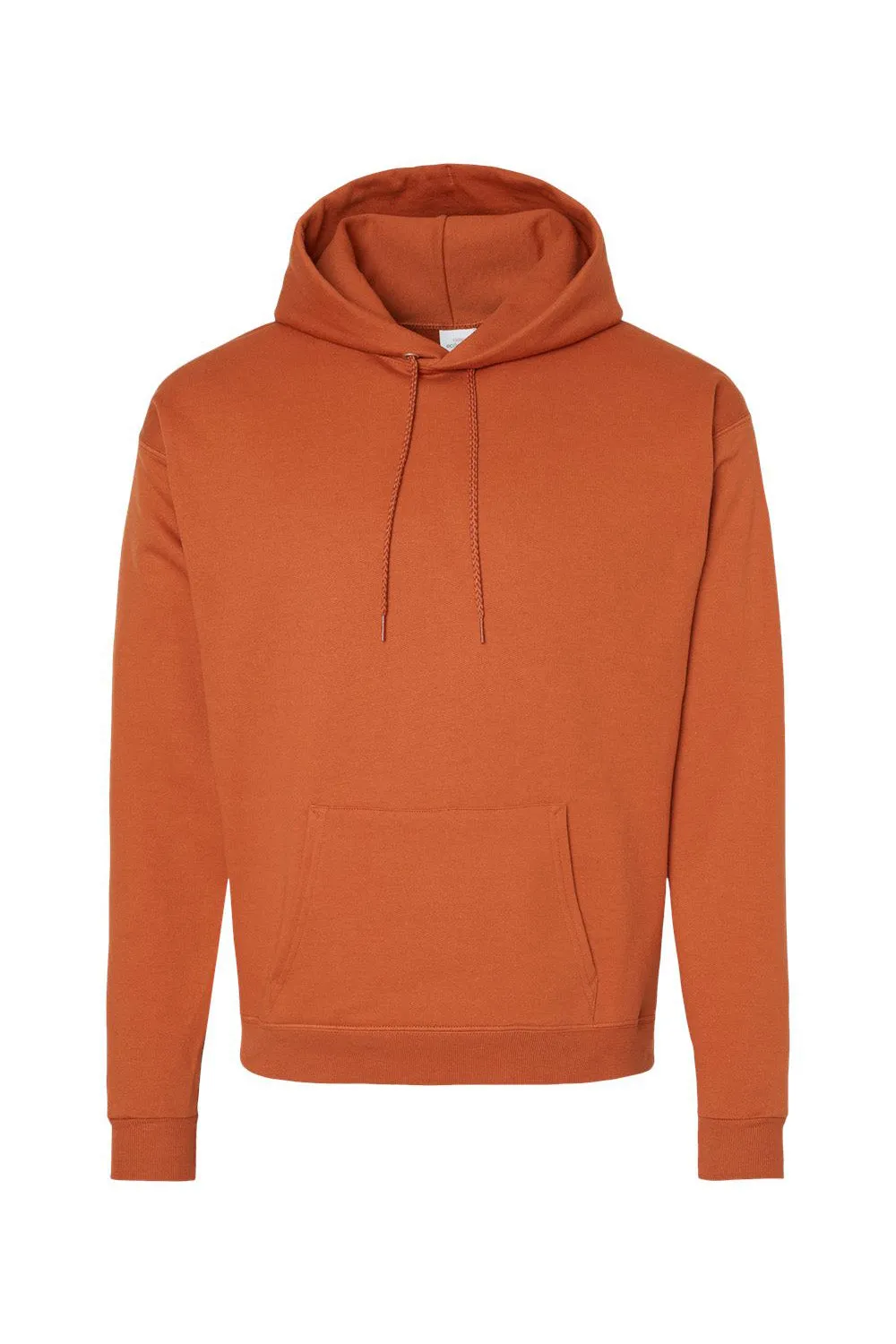 Hanes Sweat à capuche pour hommes EcoSmart Print Pro XP résistant aux boulochages avec poche kangourou - Orange Texas