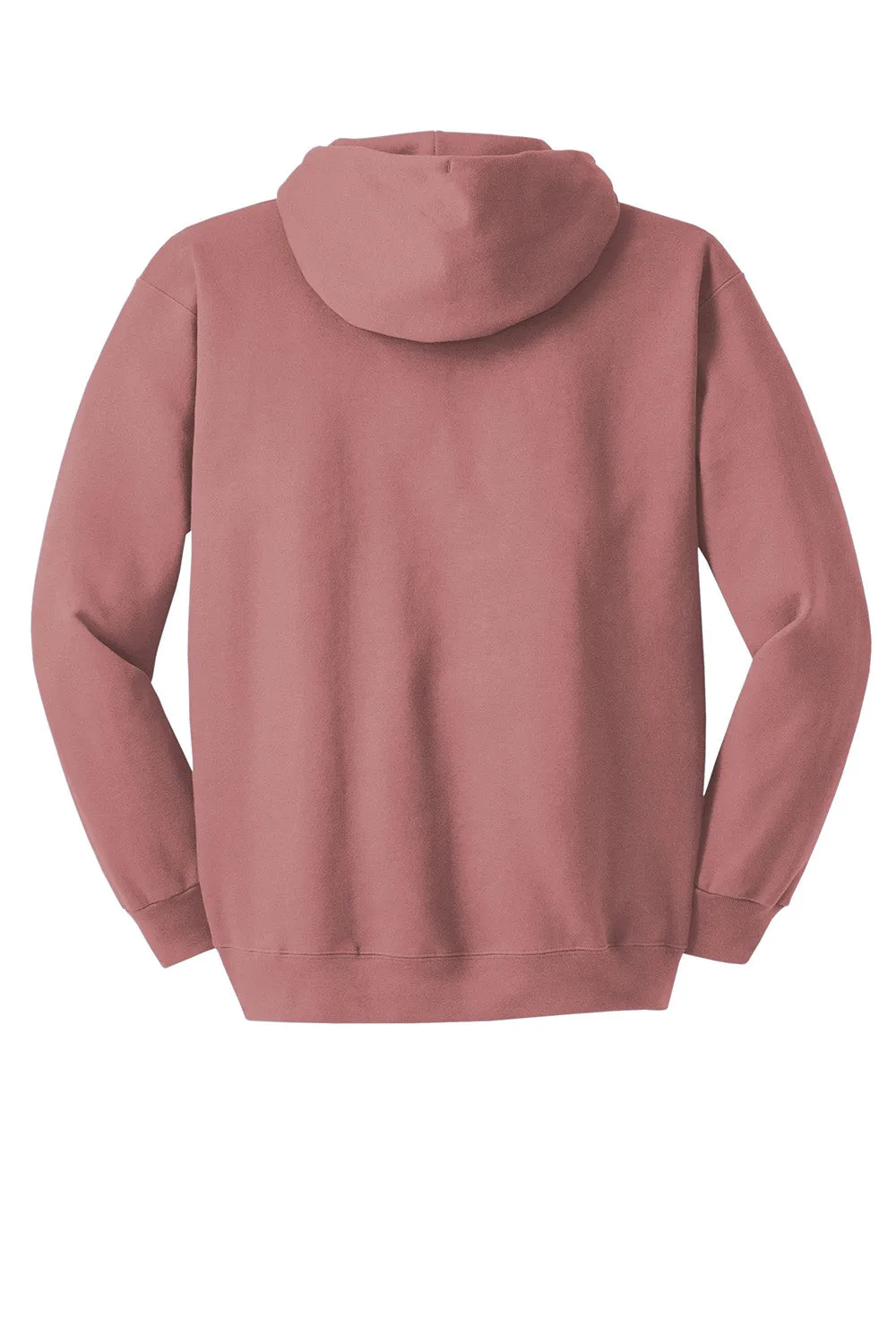Hanes Sweat à capuche ultime en coton imprimé PrintPro XP résistant aux boulochages avec poche kangourou - Mauve