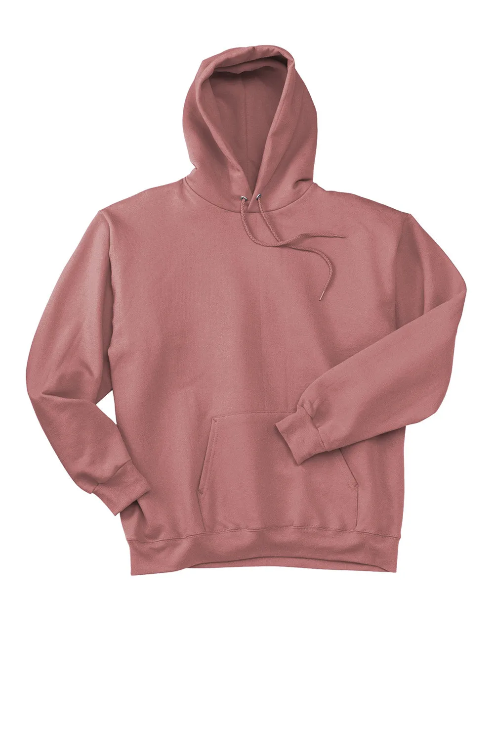 Hanes Sweat à capuche ultime en coton imprimé PrintPro XP résistant aux boulochages avec poche kangourou - Mauve