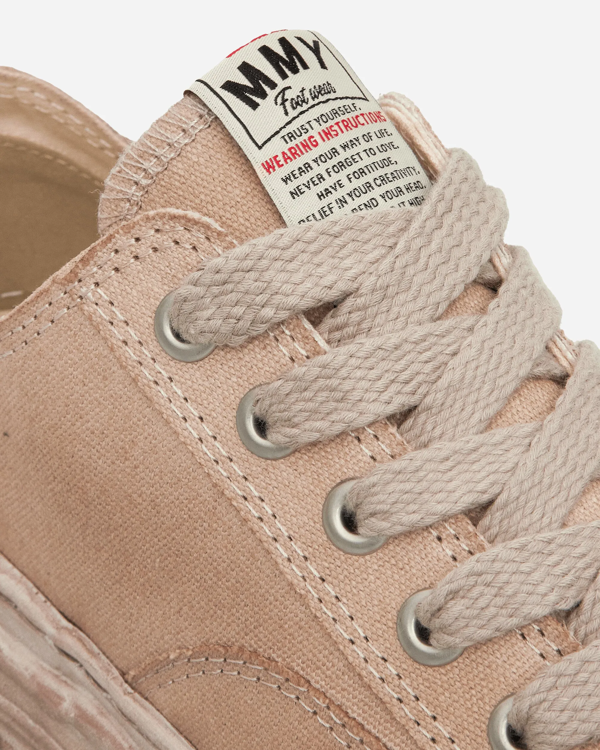 Hank OG Sole Sneakers Basses en Toile Surteinte Marron