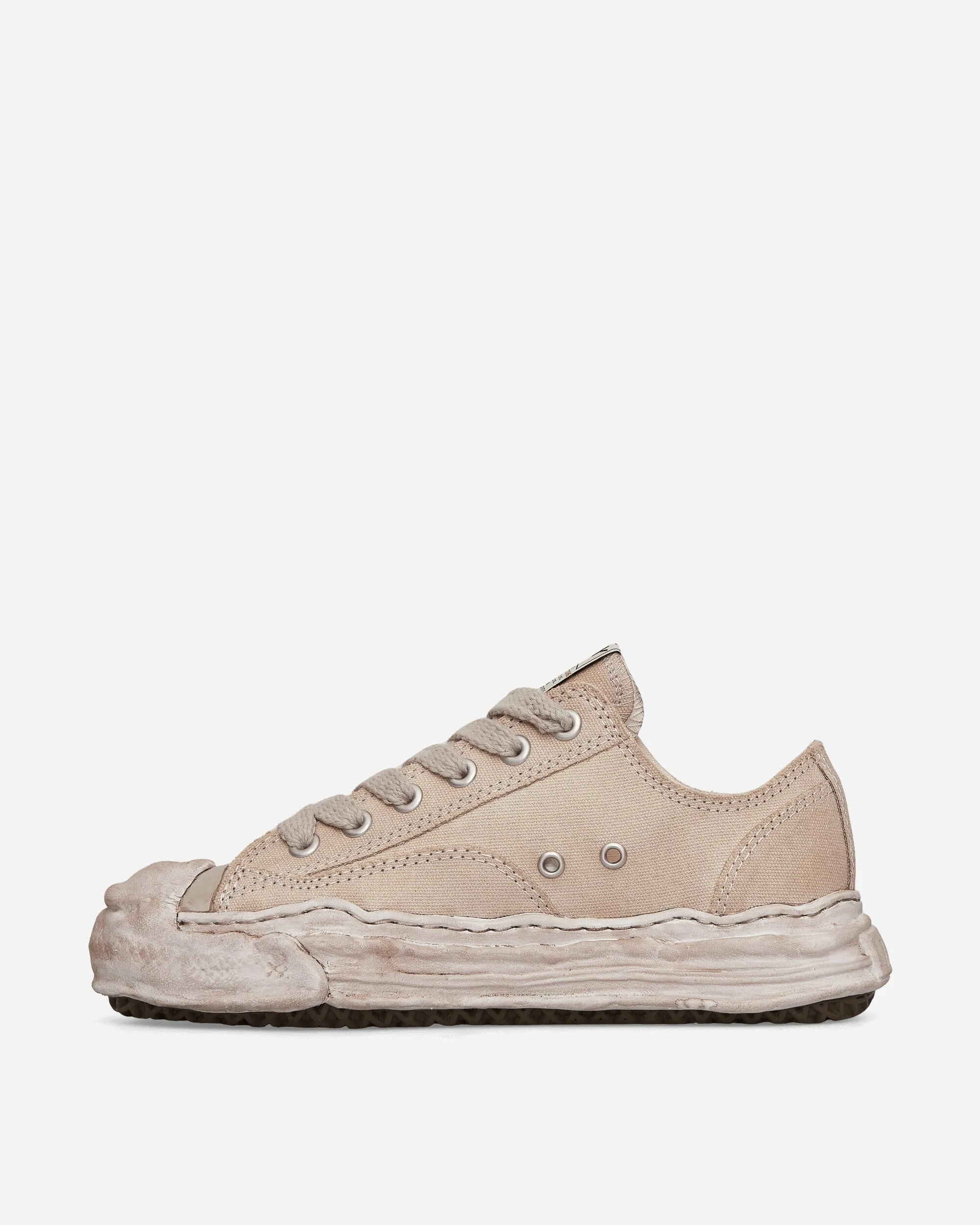 Hank OG Sole Sneakers Basses en Toile Surteinte Marron