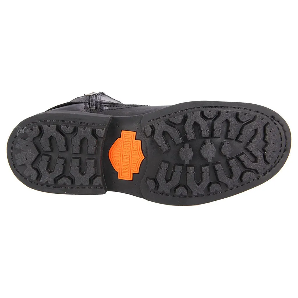 Bottes de moto Harley Davidson Scout en cuir pleine fleur pour hommes avec harnais