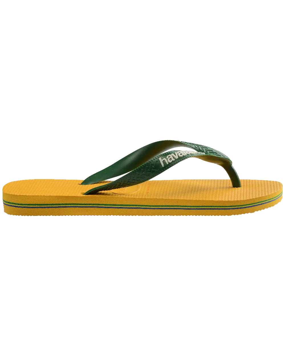 Tongues Havaianas Brésil Logo en Jaune Pop