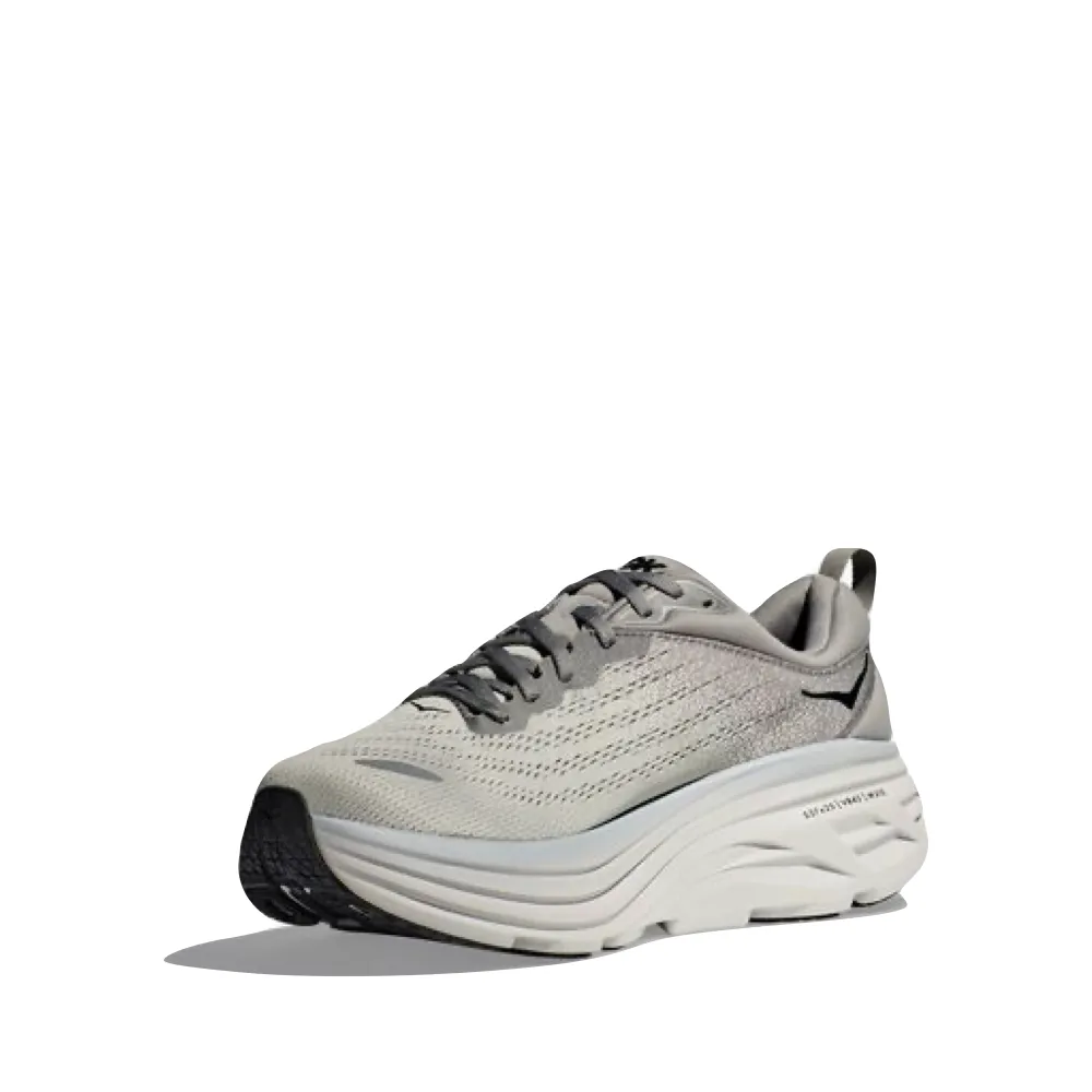 Chaussure de course Hoka Bondi 8 pour homme en Sharkskin/Harbor Mist
