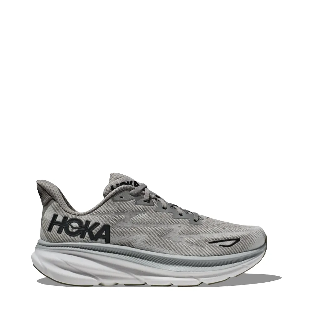 Hoka Chaussure de Sport Clifton 9 pour Homme en Brume Portuaire/Noir