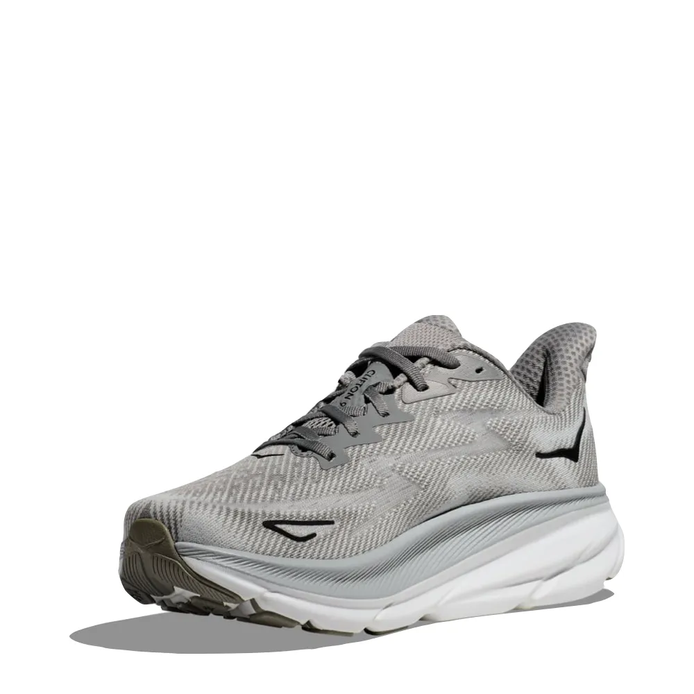 Hoka Chaussure de Sport Clifton 9 pour Homme en Brume Portuaire/Noir
