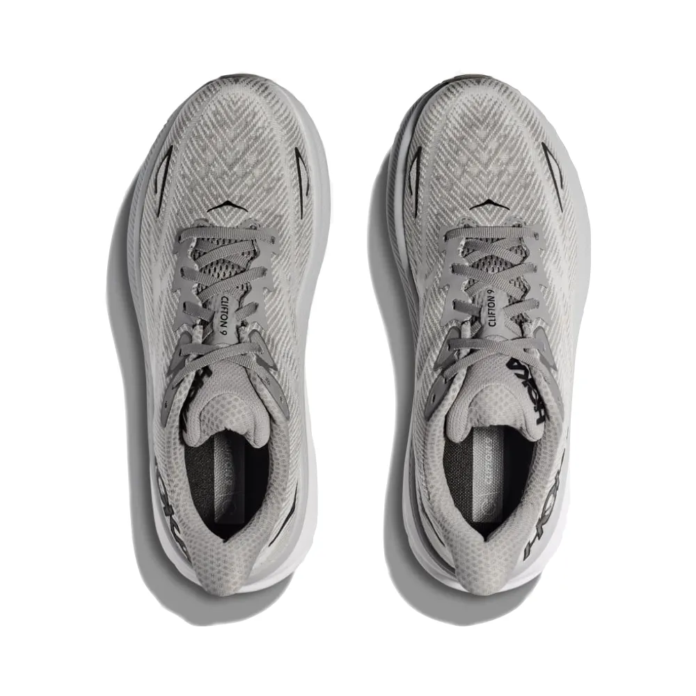 Hoka Chaussure de Sport Clifton 9 pour Homme en Brume Portuaire/Noir
