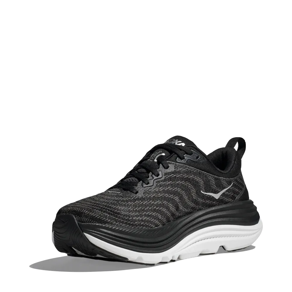 Chaussure de course Hoka Gaviota 5 pour homme en noir/blanc