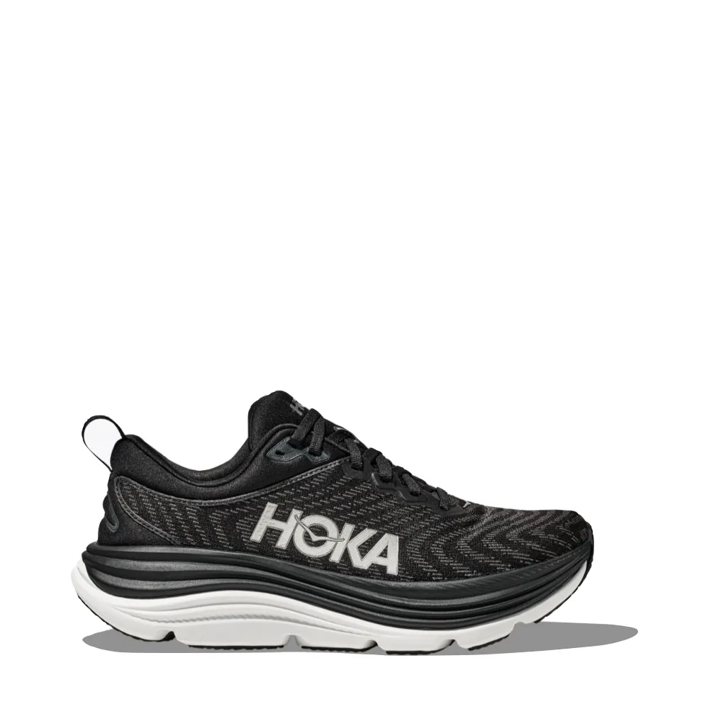 Chaussure de course Hoka Gaviota 5 pour homme en noir/blanc