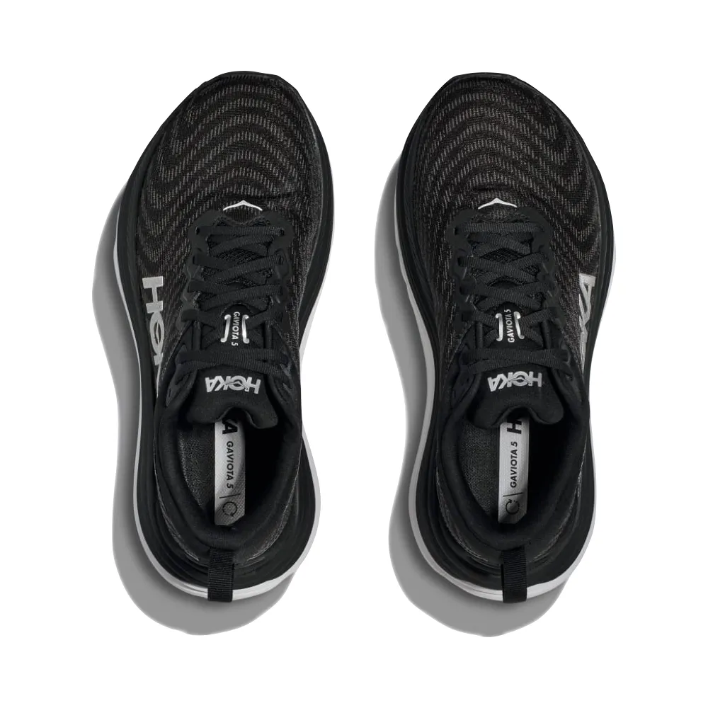 Chaussure de course Hoka Gaviota 5 pour homme en noir/blanc