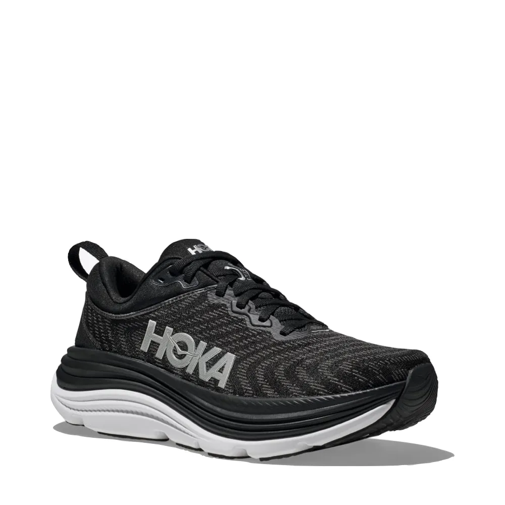 Chaussure de course Hoka Gaviota 5 pour homme en noir/blanc