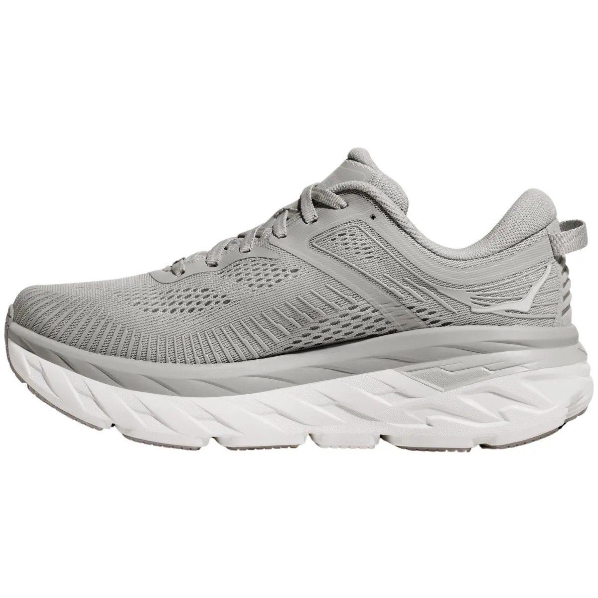 Hoka One One Bondi 7 pour Hommes Brume Portuaire/Blanc