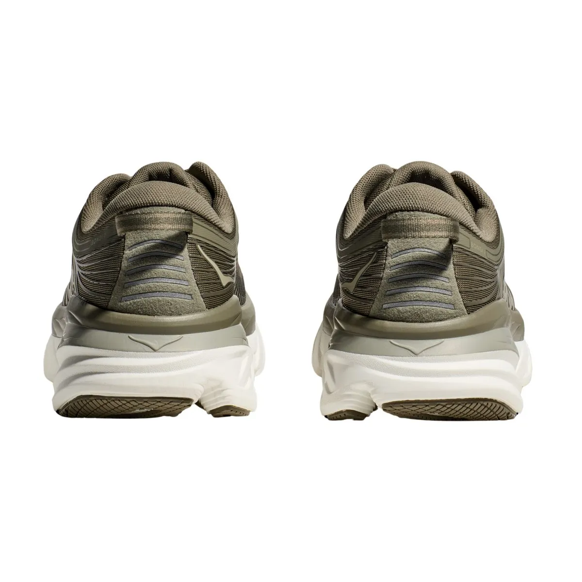 Hoka One One Bondi 7 Hommes Brume Olive/Blanc