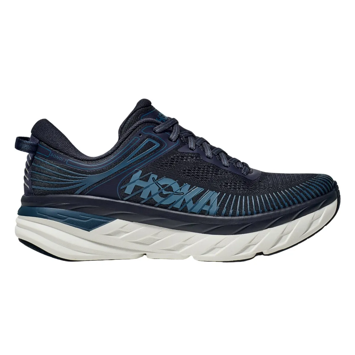 Hoka One One Bondi 7 pour Homme Outerspace/Blanc