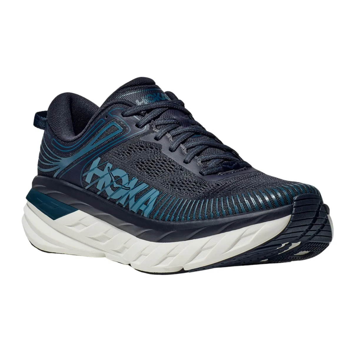Hoka One One Bondi 7 pour Homme Outerspace/Blanc