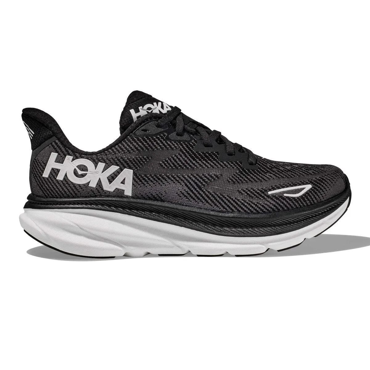Hoka One One Clifton 9 Homme Noir/Blanc