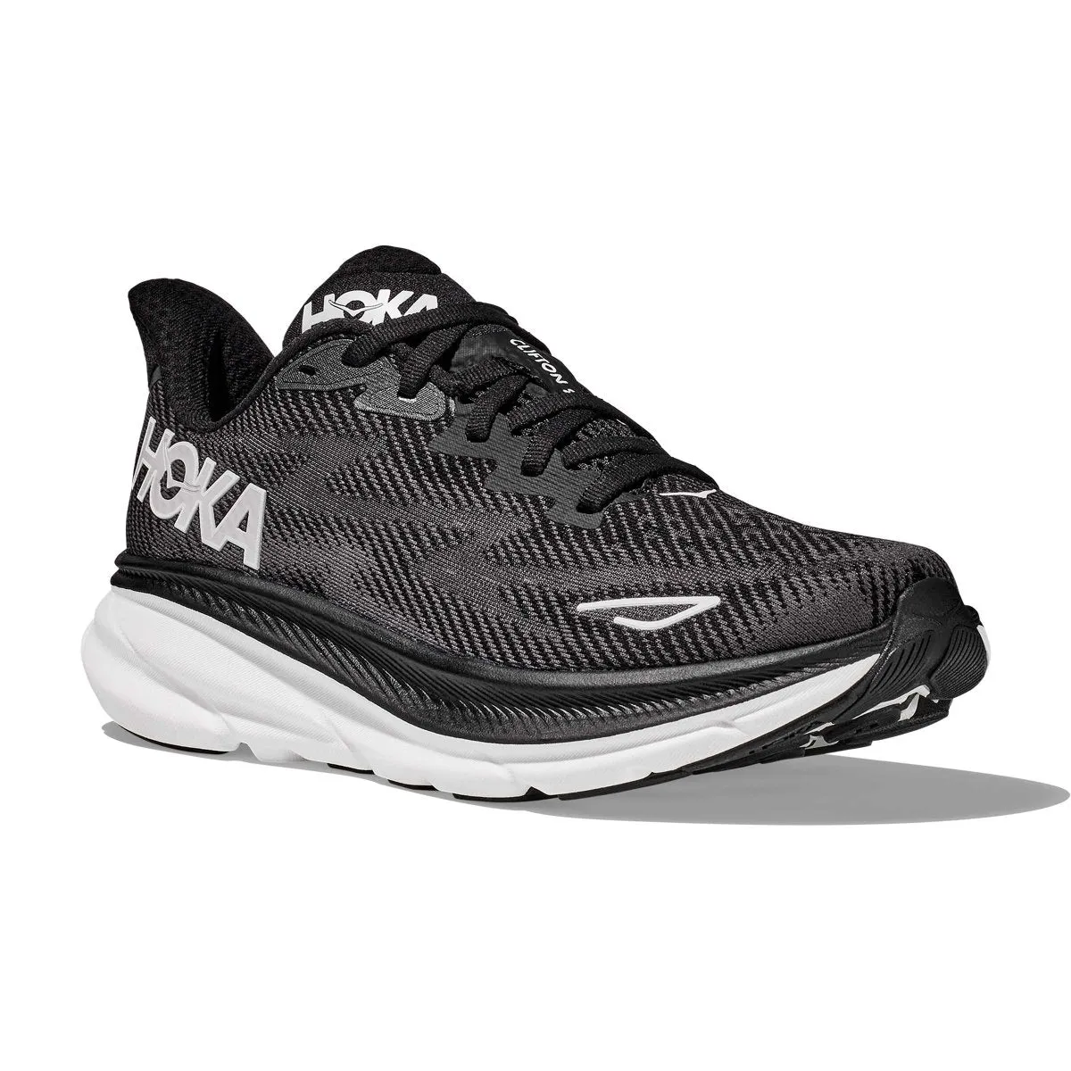 Hoka One One Clifton 9 Homme Noir/Blanc