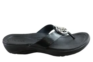 Homyped Udel Womens Comfortable Thongs With Support Homyped Shoes