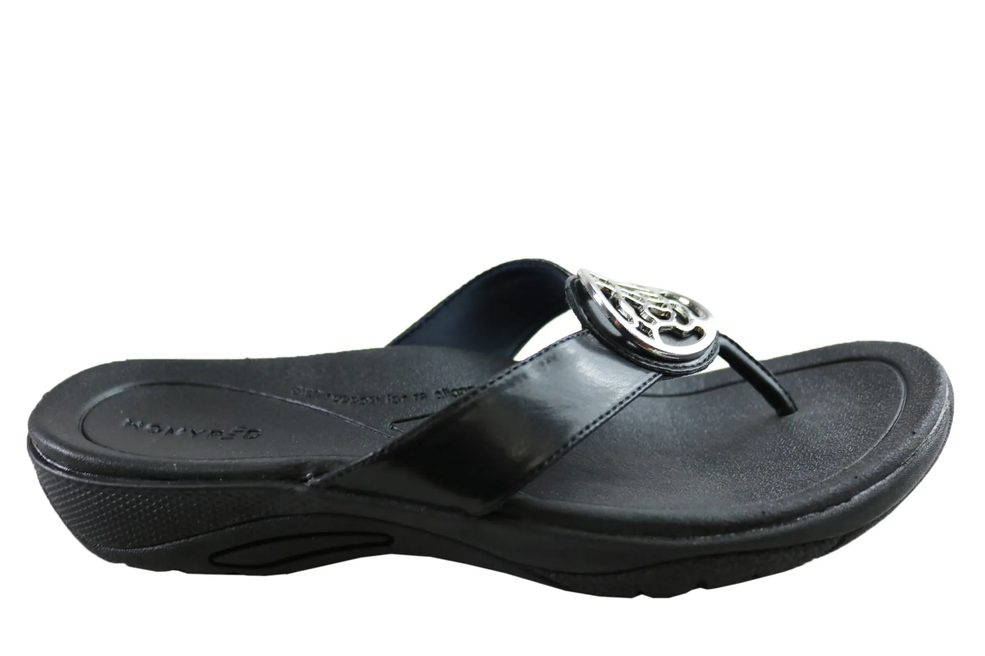 Homyped Udel Tongues Femme Confortables Avec Soutien Chaussures Homyped