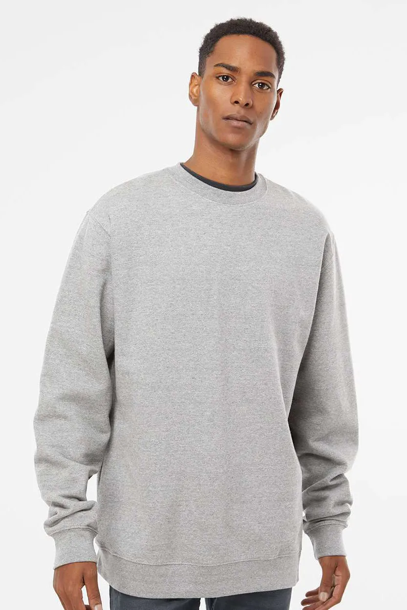 Pull à col rond pour hommes de Independent Trading Company - Gris chiné