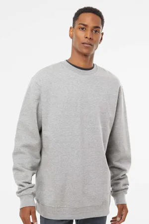 Independent Trading Company Mens Crewneck Sweatshirt - Heather Grey