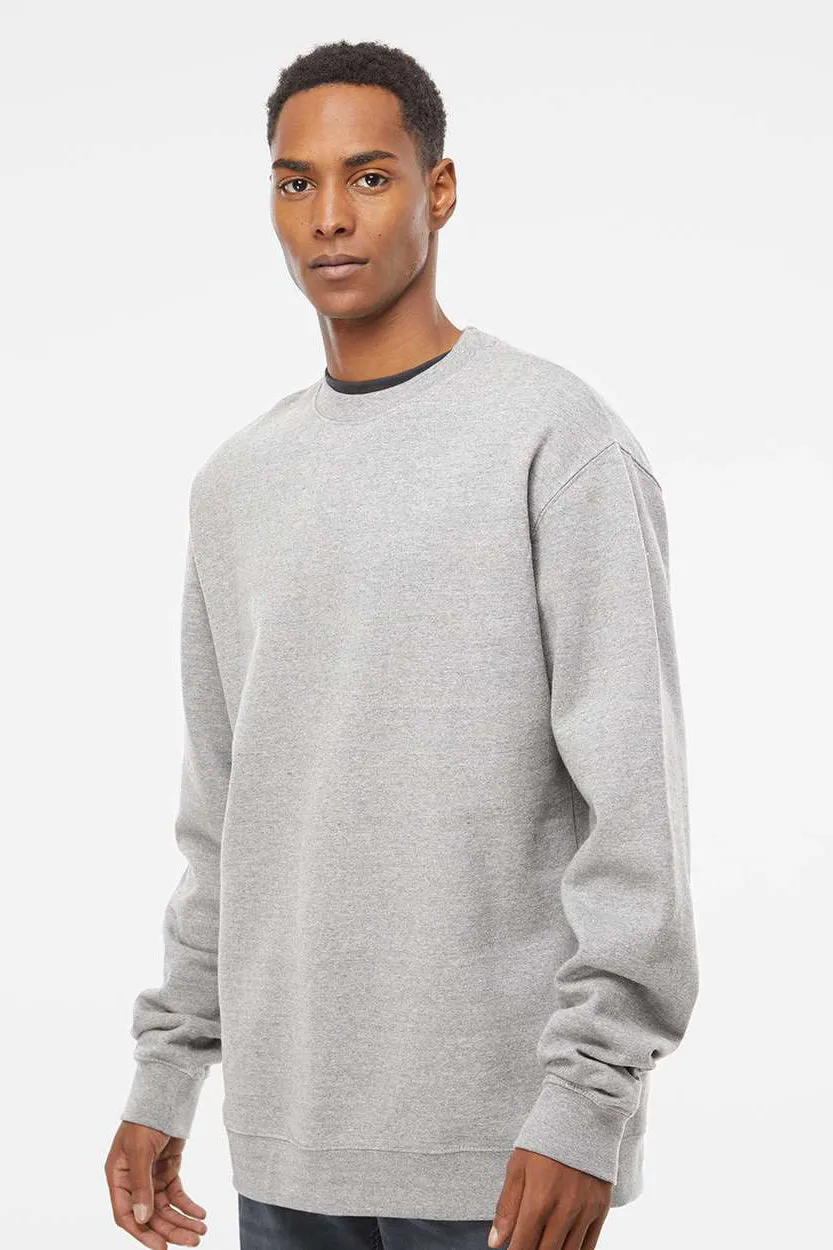 Pull à col rond pour hommes de Independent Trading Company - Gris chiné