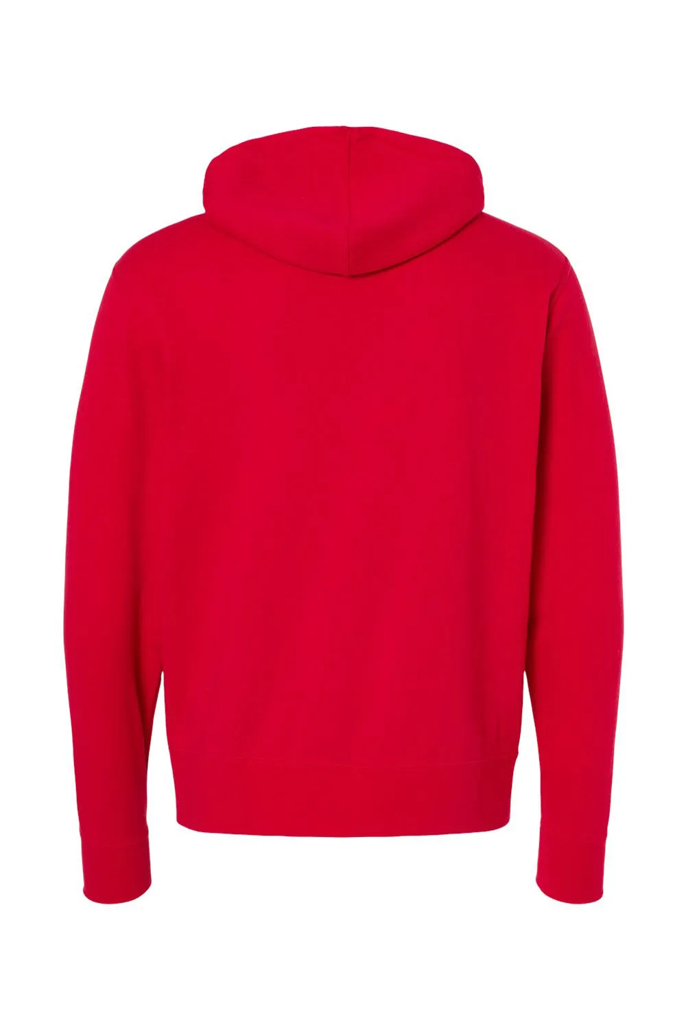 Veste à capuche indépendante pour hommes avec fermeture éclair complète et poches - Rouge