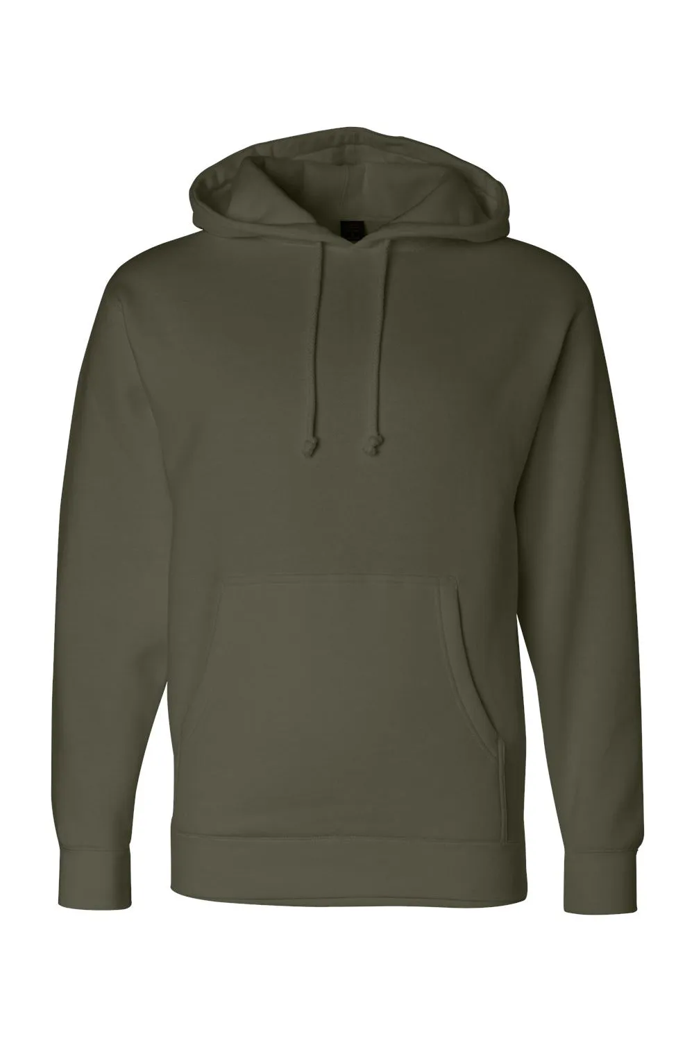 Veste à capuche indépendante pour hommes avec poche kangourou - Vert armée