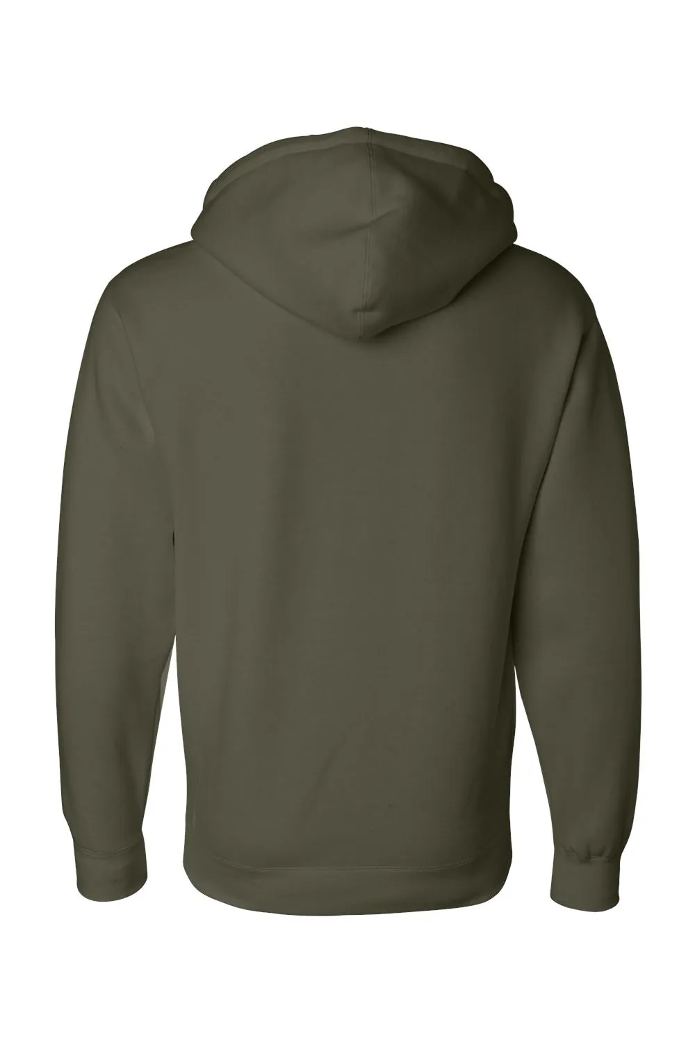 Veste à capuche indépendante pour hommes avec poche kangourou - Vert armée